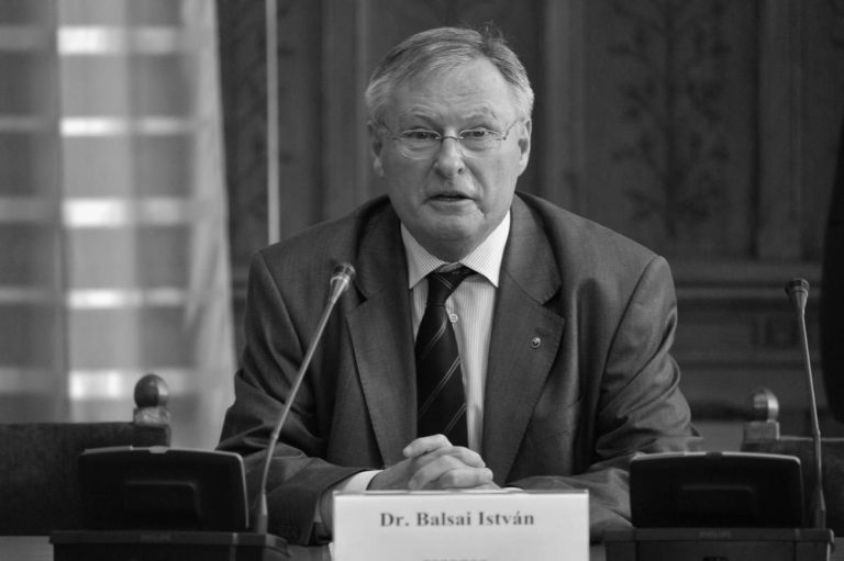 Gyász: Elhunyt Balsai István alkotmánybíró