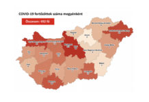 Közzétettek egy vírustérképet Magyarországról megyei bontásban