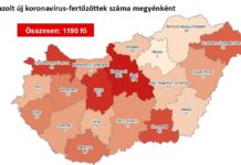1190 beazonosított fertőzött, 11 újabb halott és 112 gyógyult péntek reggel Magyarországon