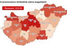 1512 fertőzött és 13 halott, kedd reggel Magyarországon