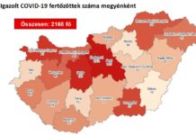 2168 azonosított fertőzött és 12 újabb halott Magyarországon