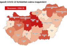 2284-re nőtt a fertőzöttek száma, újabb 14 krónikus idős beteg hunyt el