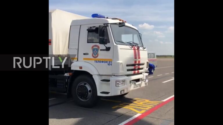 Oroszország lépett: Bejrútban mobilkórházat állított fel az orosz katasztrófavédelem