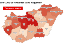 Negyvennéggyel nőtt a koronavírus-fertőzöttek száma Magyarországon