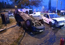 Hármas karambol történt a XIX. kerületben