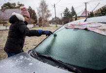 Hideg időjárás várható az ország területén hétfő éjfélig