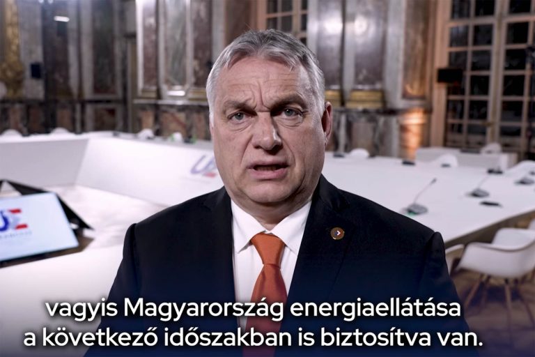 Orbán Viktor üzent: Magyarország energiaellátását biztosítottuk