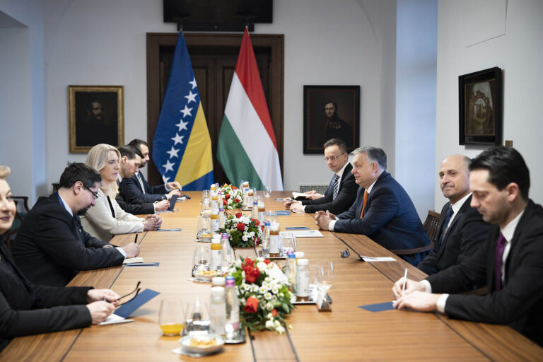 Orbán Viktor: A bosznia stabilitás és biztonság Magyarország érdeke